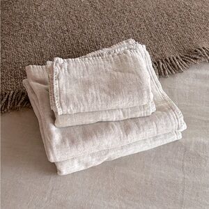Coyuchi Natural Tan Bath Towels